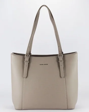 Geanta bej David Jones Paris de talie mare CM7674 M13
