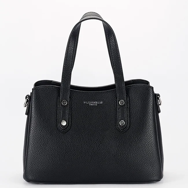 Geanta neagra medie FloraCO Paris H8502 15