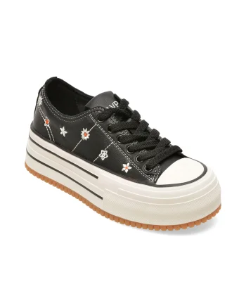 Pantofi sport FLAVIA PASSINI negri, 219310, din piele naturala