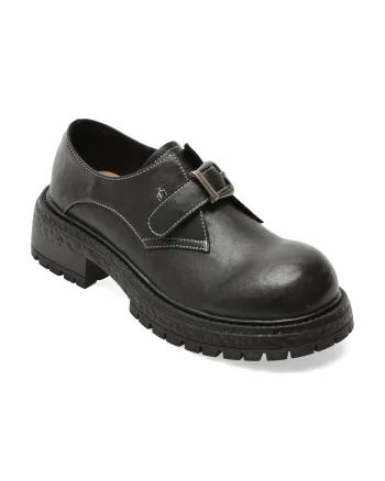 Pantofi GRYXX negri, 3577, din piele naturala