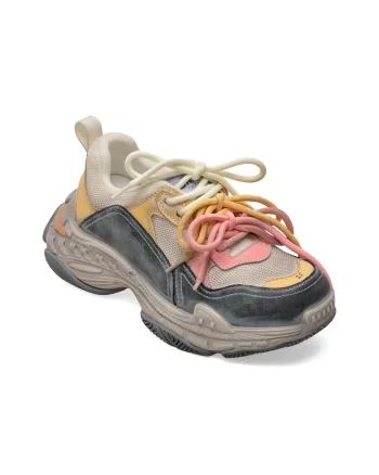 Pantofi sport GRYXX gri, 22681, din material textil si piele naturala
