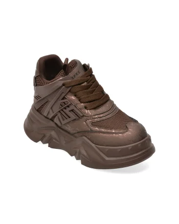 Pantofi sport GRYXX maro, 2901, din material textil si piele naturala
