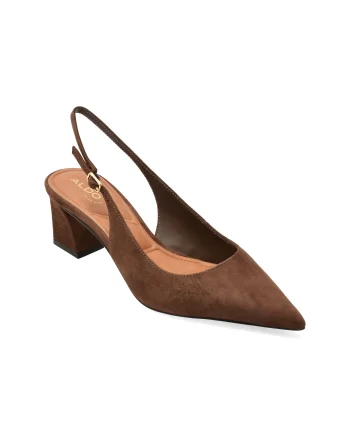 Pantofi eleganti ALDO maro, ALICIEAA 201, din piele intoarsa