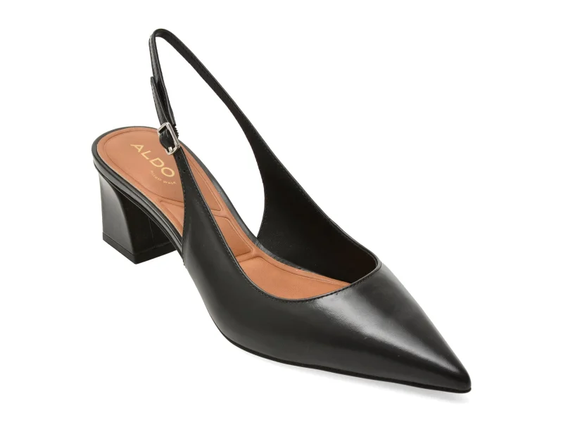 Pantofi eleganti ALDO negri, ALICIEAA 001, din piele naturala lacuita