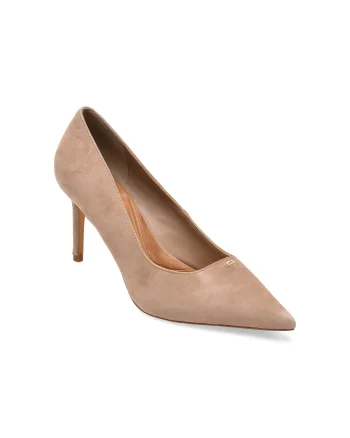 Pantofi eleganti ALDO gri, SOMAYA 252, din piele intoarsa