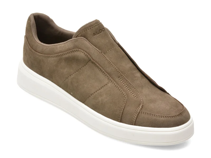 Pantofi sport ALDO gri, JULSEN 030, din piele intoarsa