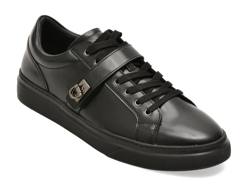 Pantofi sport ALDO negri, IANN 008, din piele ecologica