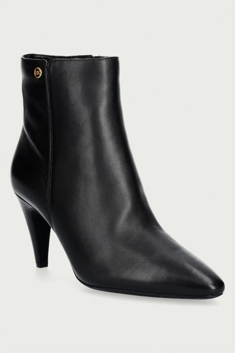MICHAEL Michael Kors  botine cu toc cui pentru femei din piele Daniela Heeled Bootie