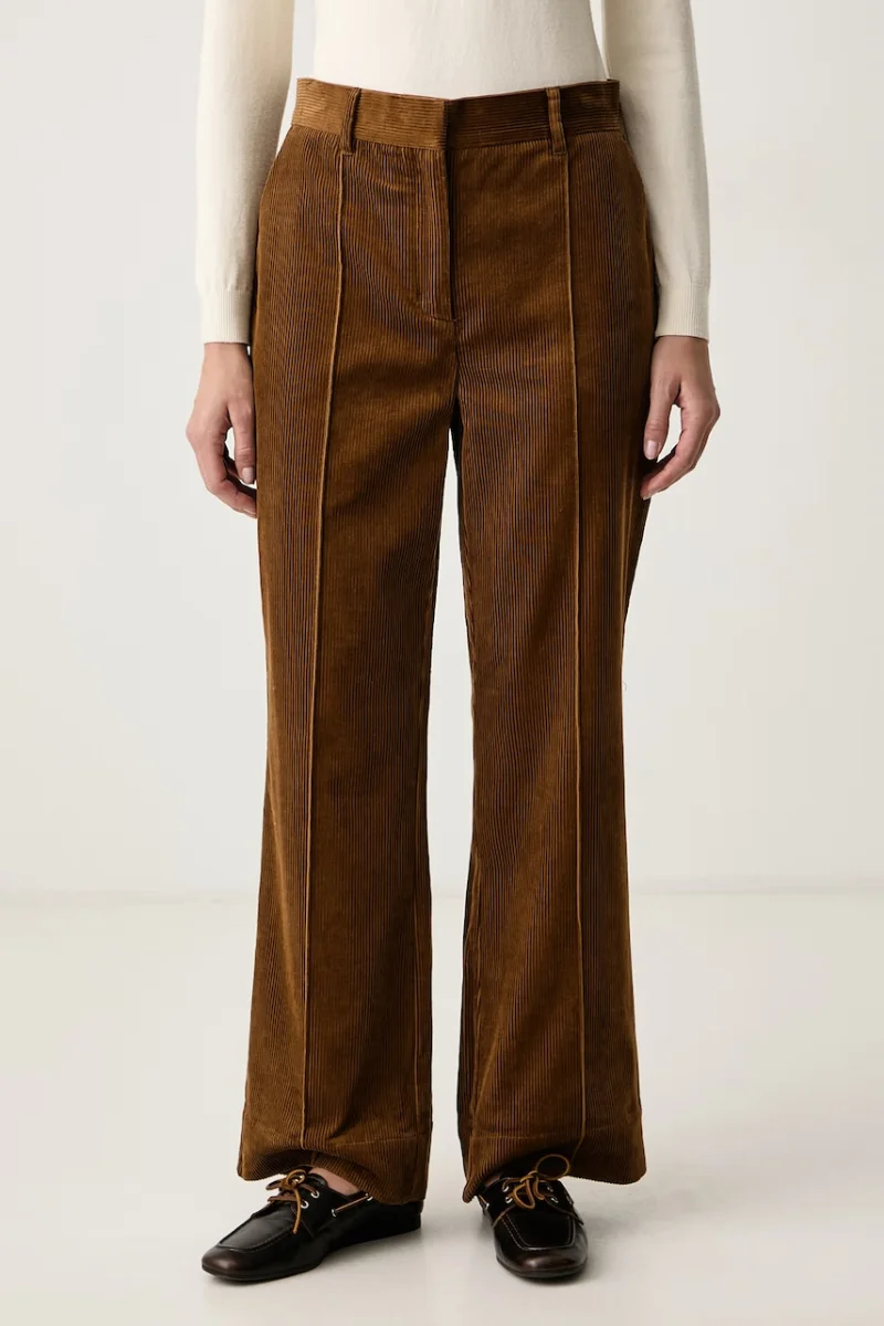Barbour  pantaloni pentru femei din catifea reiată Emmy