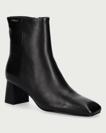 Furla  botine pentru femei din piele Solid