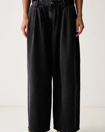 AllSaints  blugi wide leg pentru femei AXIS