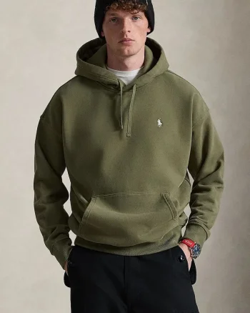Polo Ralph Lauren  hanorac cu glugă pentru bărbați cu bumbac Lspohoodm11 Long Sleeve