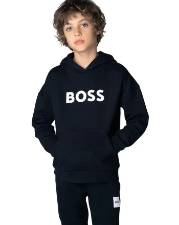 BOSS  hanorac cu glugă pentru copii cu bumbac