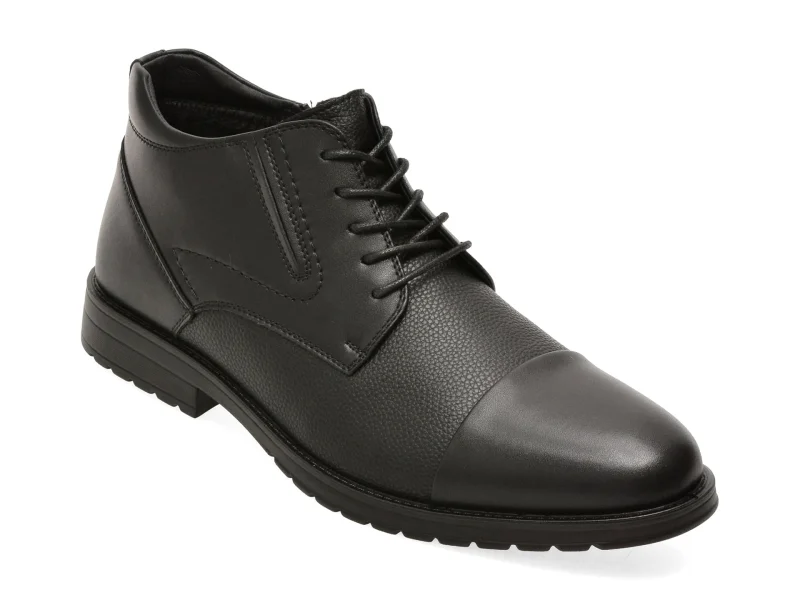 Ghete elegante BITE THE BULLET negre, 95351, din piele naturala