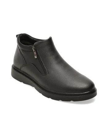 Ghete BITE THE BULLET negre, 96221, din piele naturala