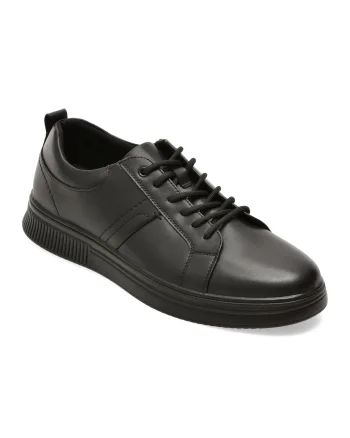 Pantofi sport BITE THE BULLET negri, 71867, din piele naturala