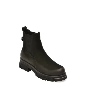 Ghete GRYXX negre, 102953, din nabuc