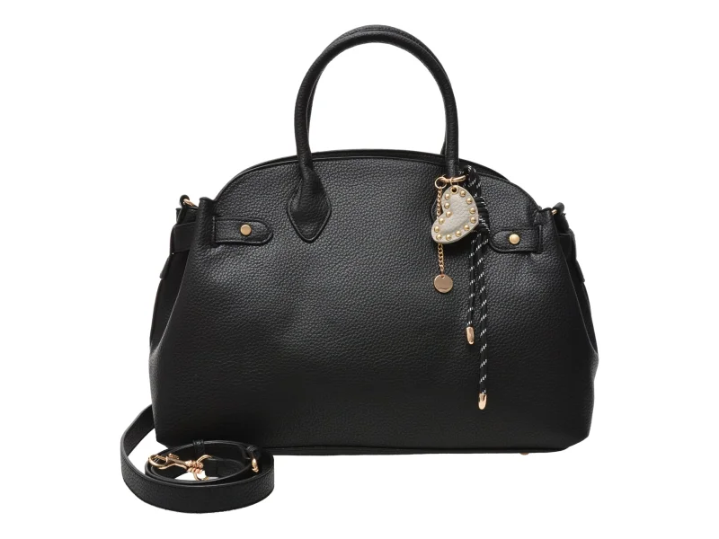 Geanta CALL IT SPRING neagra, MEDUSIA 001, din piele ecologica