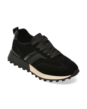 Pantofi sport FLAVIA PASSINI negri, 1850908, din piele intoarsa