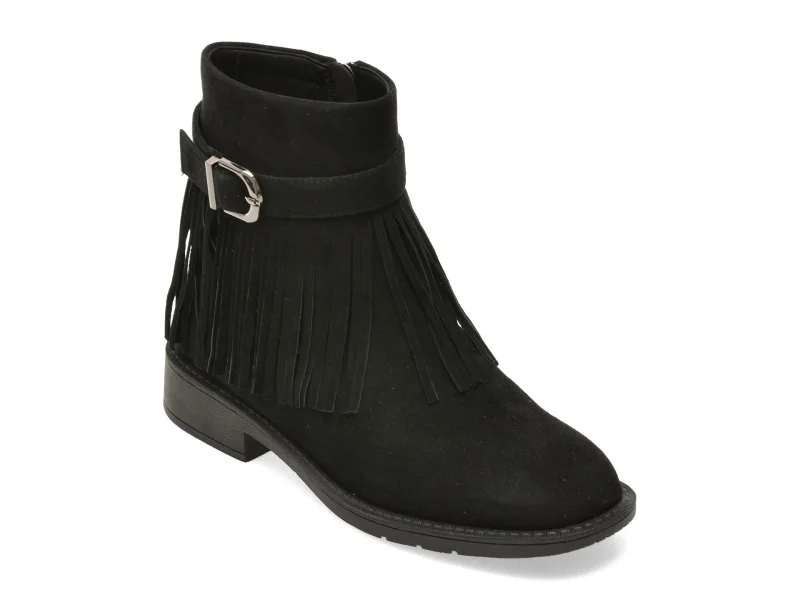 Ghete ALDO negre, FY0377, din piele intoarsa