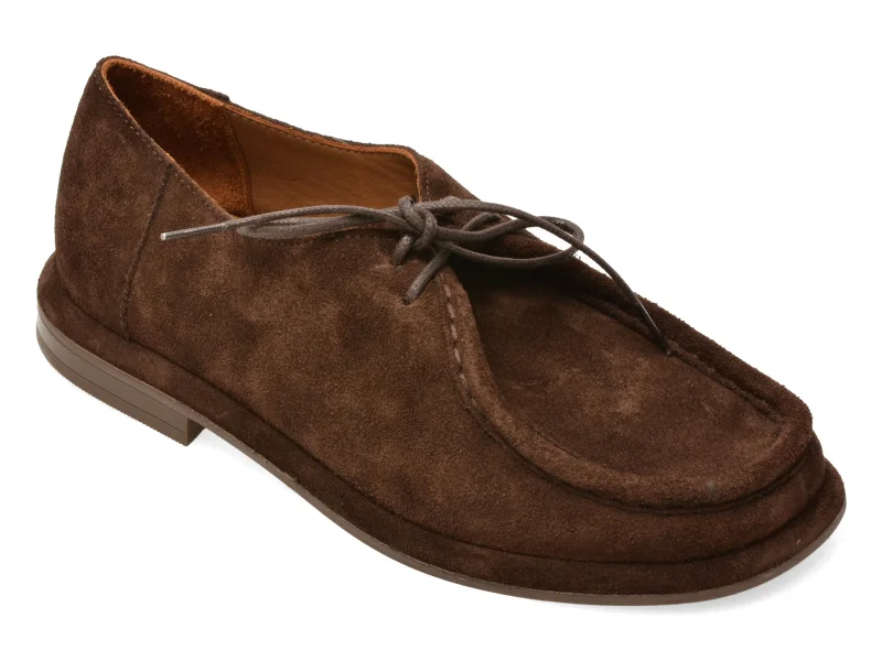 Mocasini EPICA maro, 5002803, din piele intoarsa