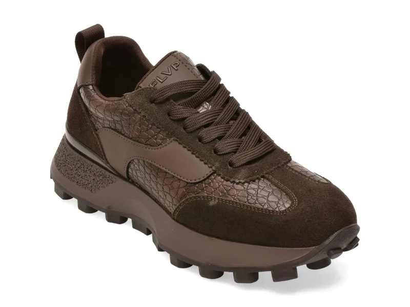 Pantofi sport FLAVIA PASSINI maro, 87999, din piele naturala