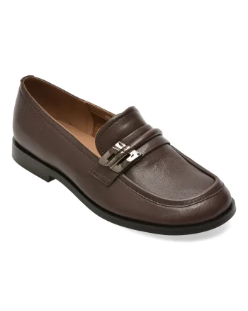 Mocasini EPICA maro, 4F5601, din piele naturala