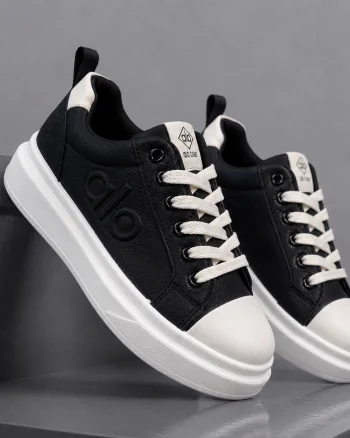 Adidasi barbati casual  negri 1602 TT53-4