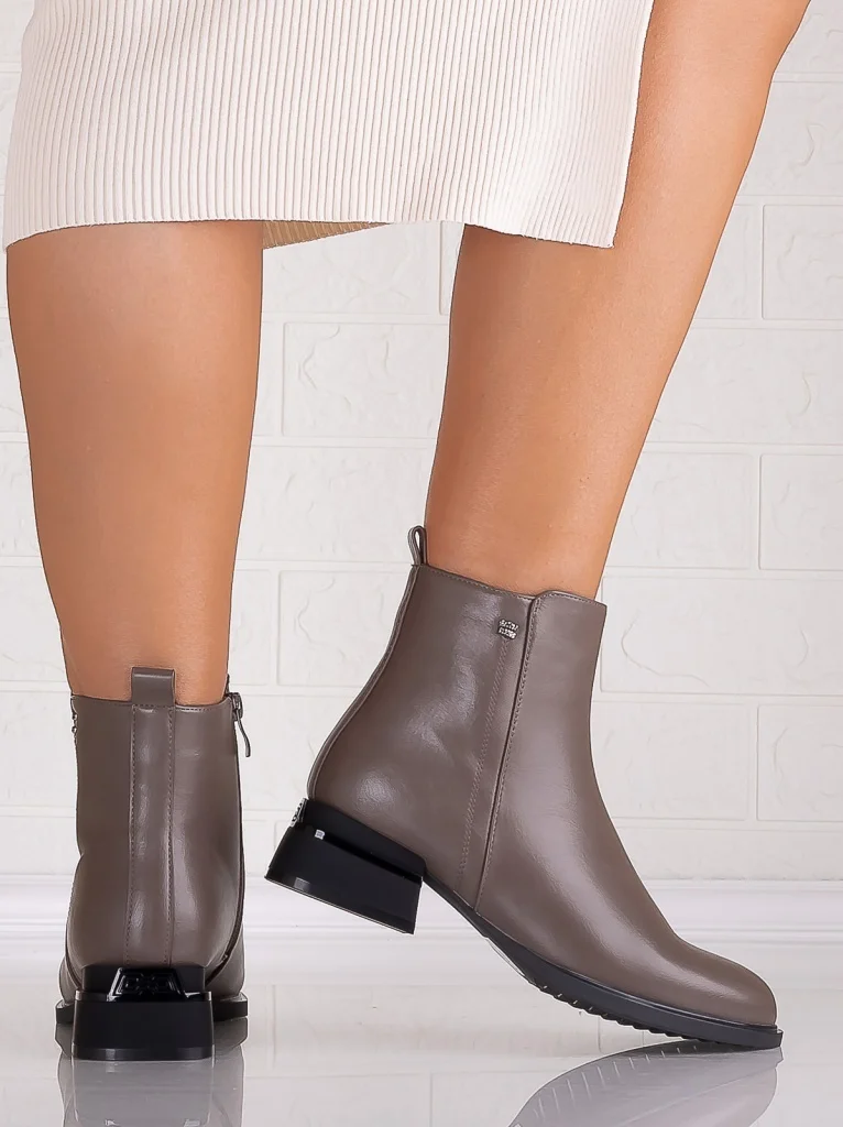 Botine Dama Gei din Piele Ecologica Moriga