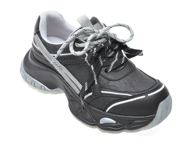 Pantofi sport GRYXX negri, 21262, din piele naturala