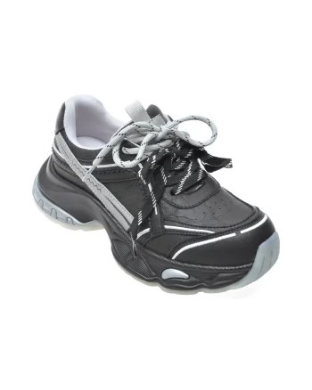 Pantofi sport GRYXX negri, 21262, din piele naturala