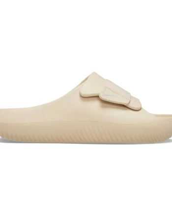 Papuci Crocs Mellow Luxe Recovery Slide Bej - Shitake