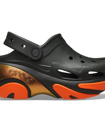 Saboti Crocs Bubble Crush Reflector Clog Negru - Kelp