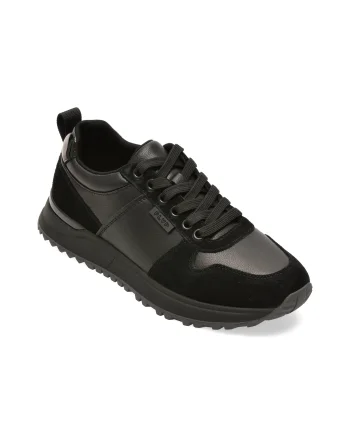 Pantofi sport FLAVIA PASSINI negri, 18362, din piele naturala