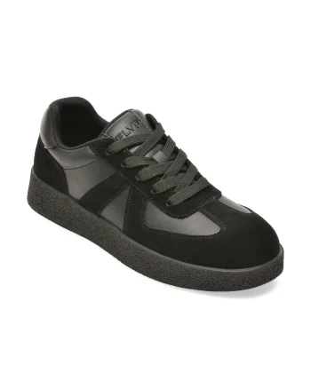 Pantofi sport FLAVIA PASSINI negri, 215857, din piele naturala