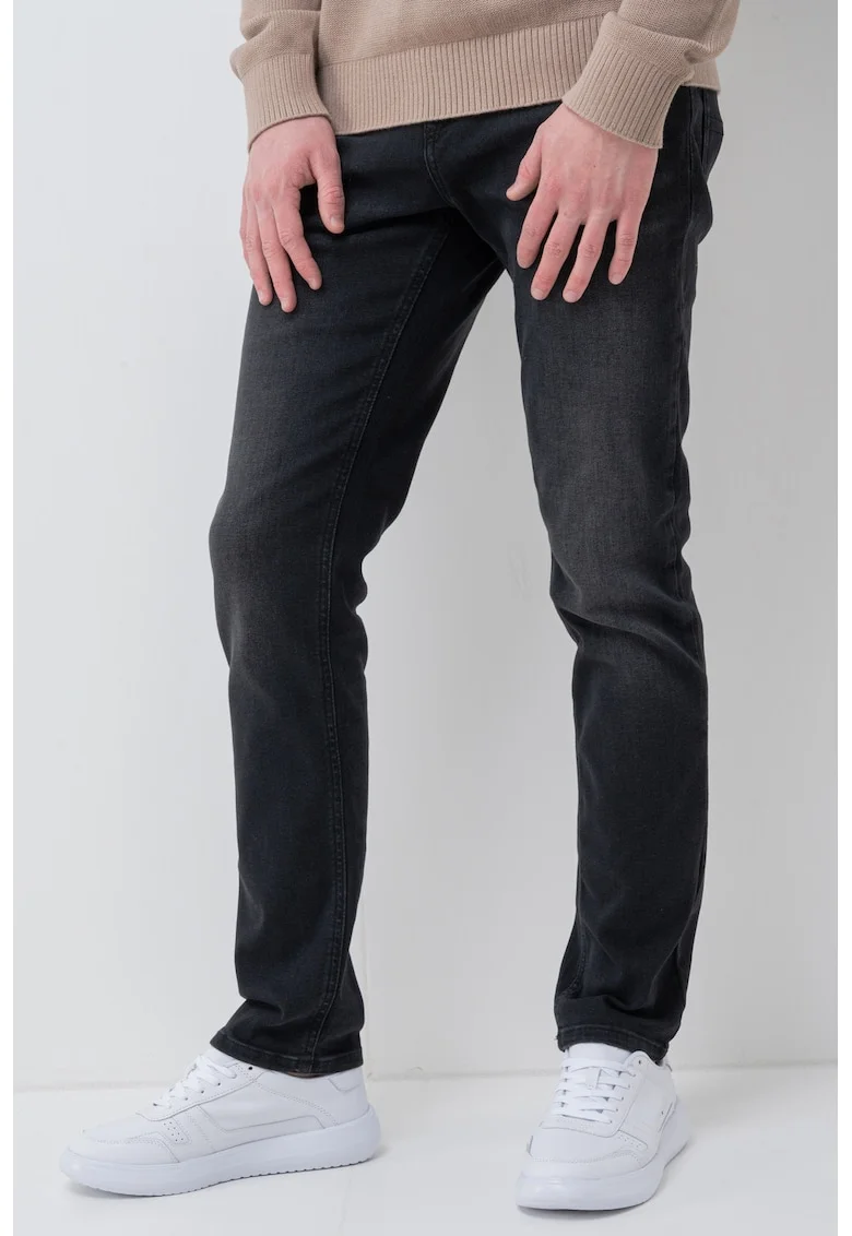 Blugi slim fit - Negru