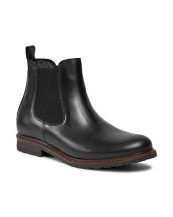 Botine dama 303142605 -  Piele naturala - Negru -
