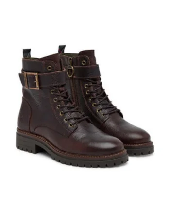 Botine dama -  piele naturala - maro -