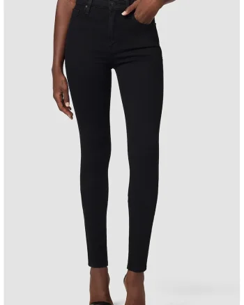 Blugi skinny cu talie înaltă - Negru