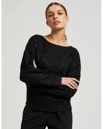 Bluza stralucitoare  Z-TS-4532 - Negru