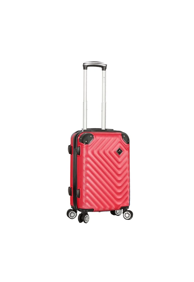 Troler de cabina  SW44103 - ABS - cifru - 4 roti duble - 35L - 55 cm - rosu