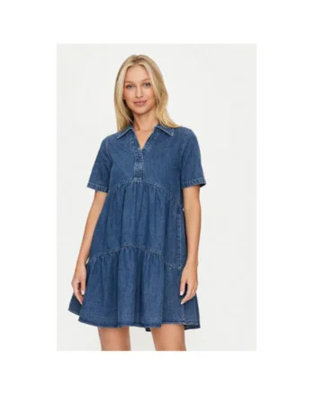 Rochie dama -  304042201 - Albastru - Bumbac - Albastru