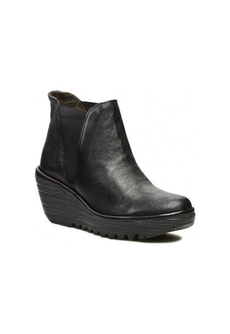 Botine dama  YOSS - Piele naturala - 38 EU - Negru