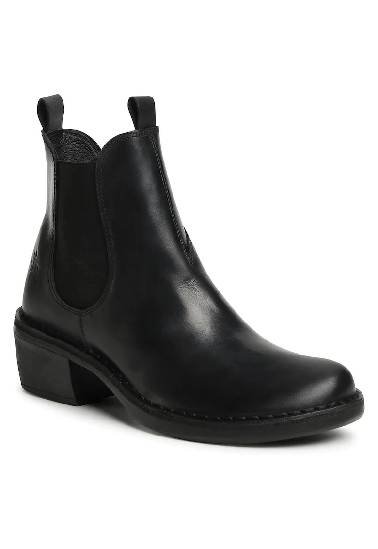 Botine dama  MEME030FLY - Piele naturala - 39 EU - Negru
