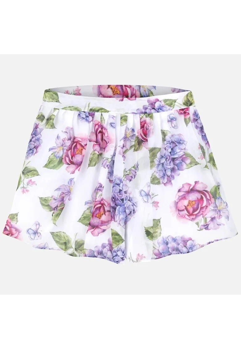 Pantaloni scurti cu imprimeu floral -