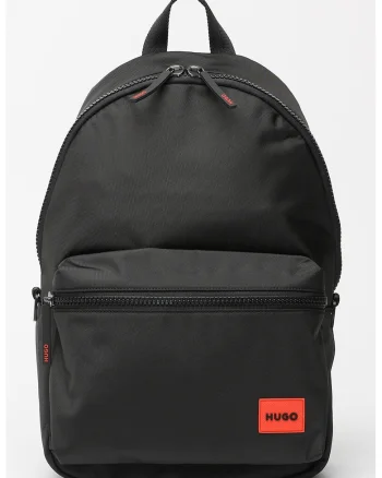 Rucsac cu buzunar exterior Ethon - Rosu/Negru