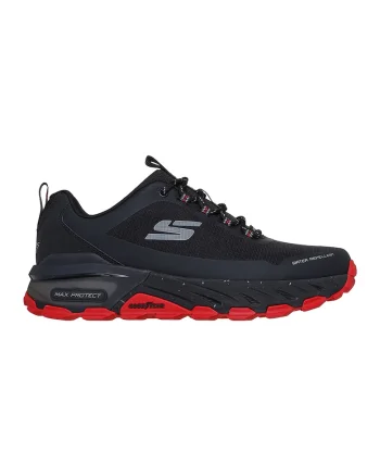 Pantofi sport din piele ecologica Max Protect - Rosu/Negru