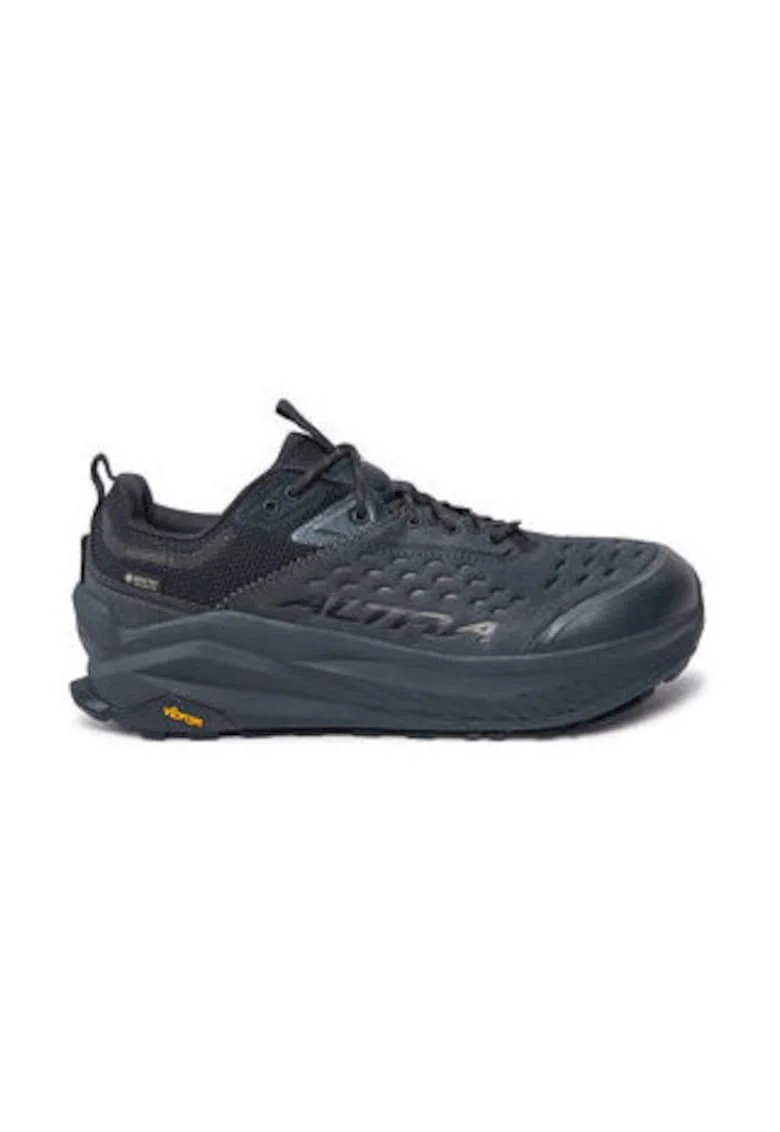Ghete trekking barbatesti -  piele naturala - negru -