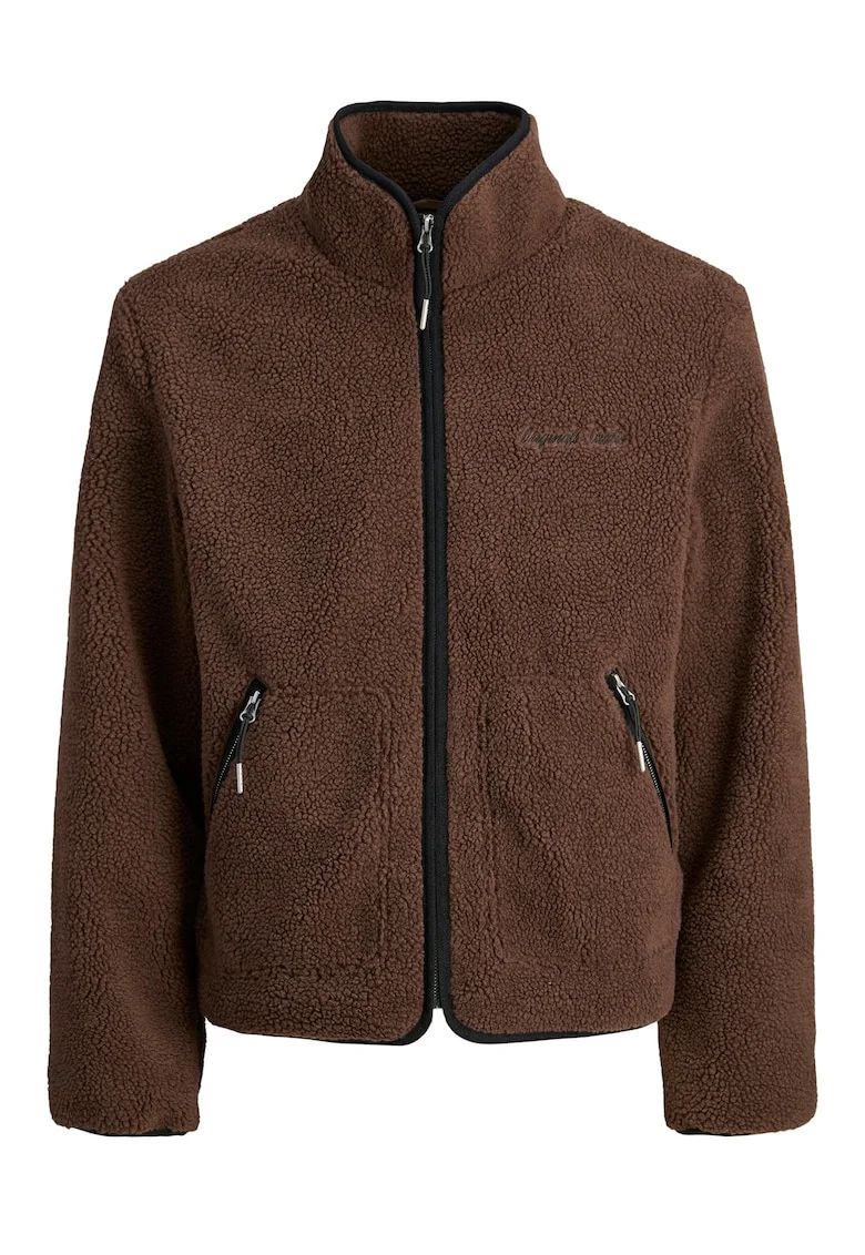 Geaca pentru barbati - Jack Jones - poliester - maro -