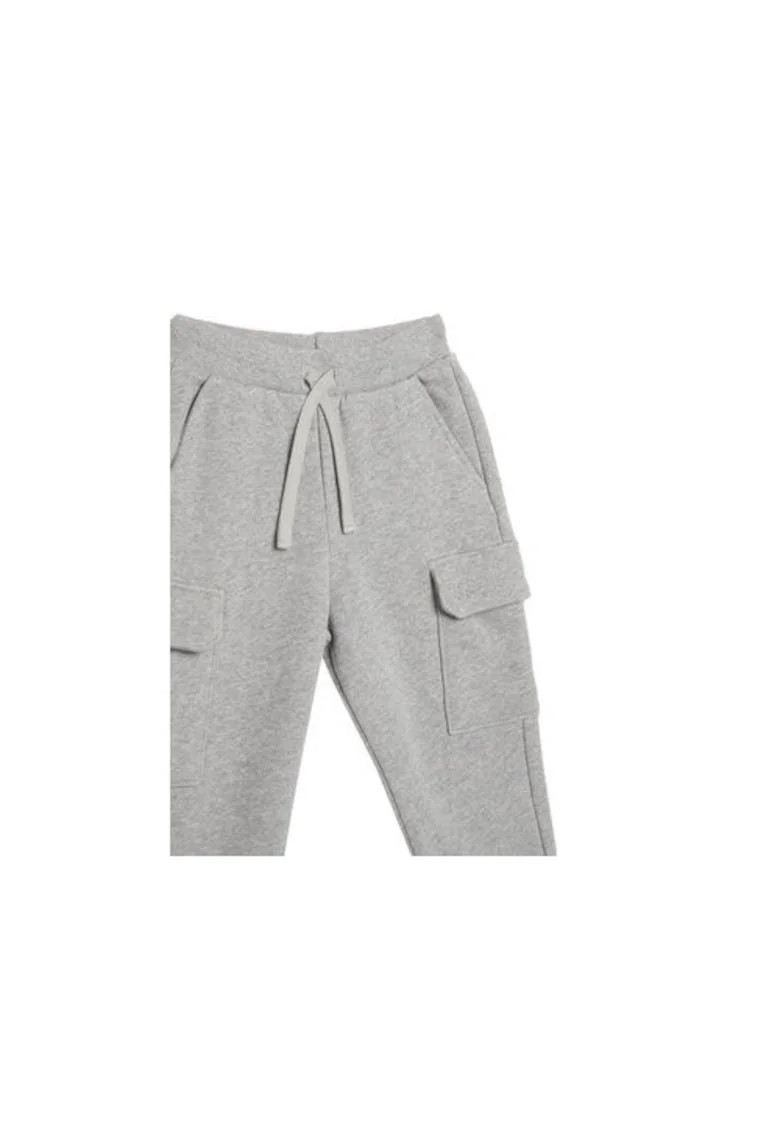 Pantaloni de trening baieti -  Gri - 100% bumbac -